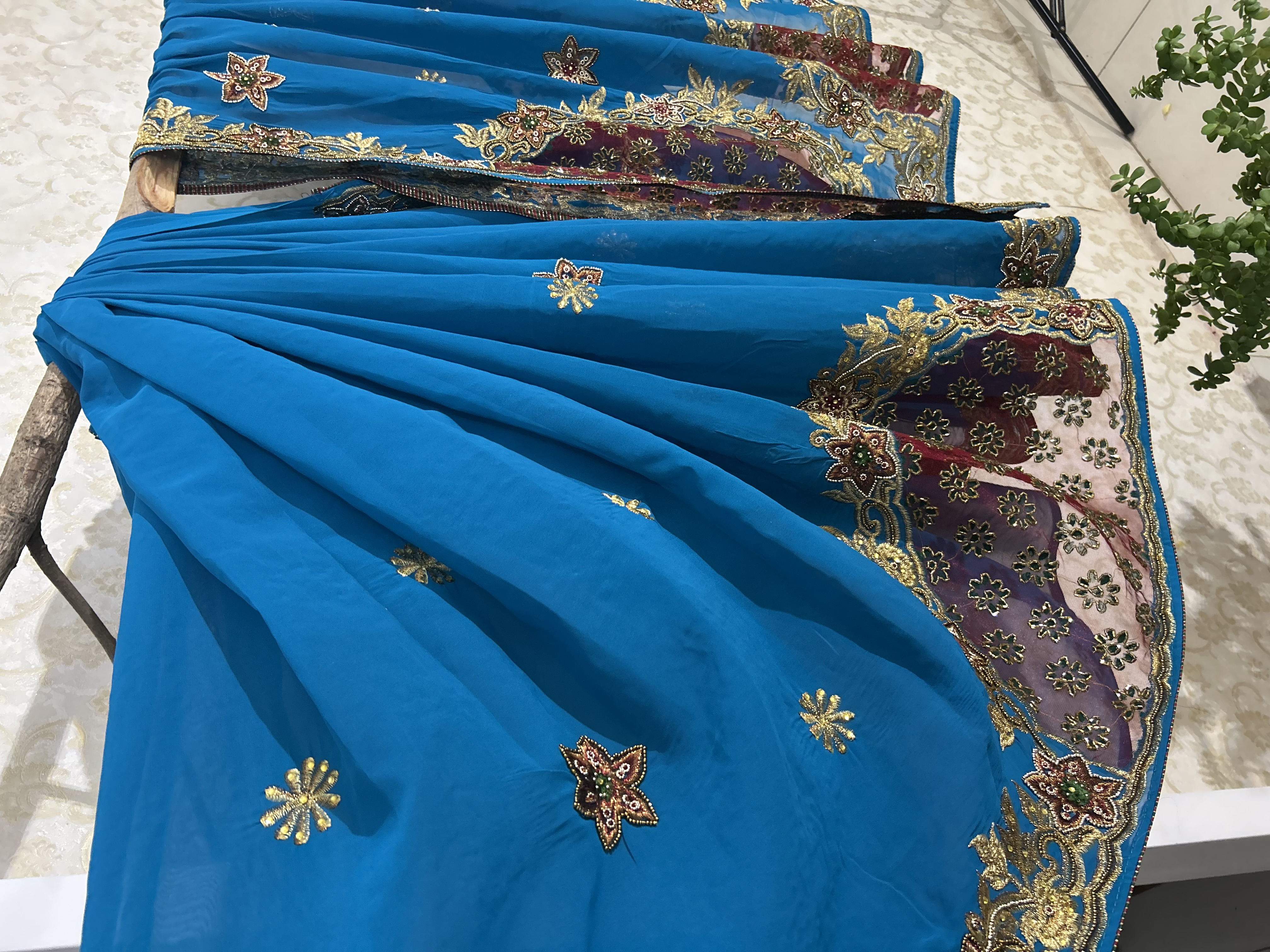 Firoza vintage saree — image 2