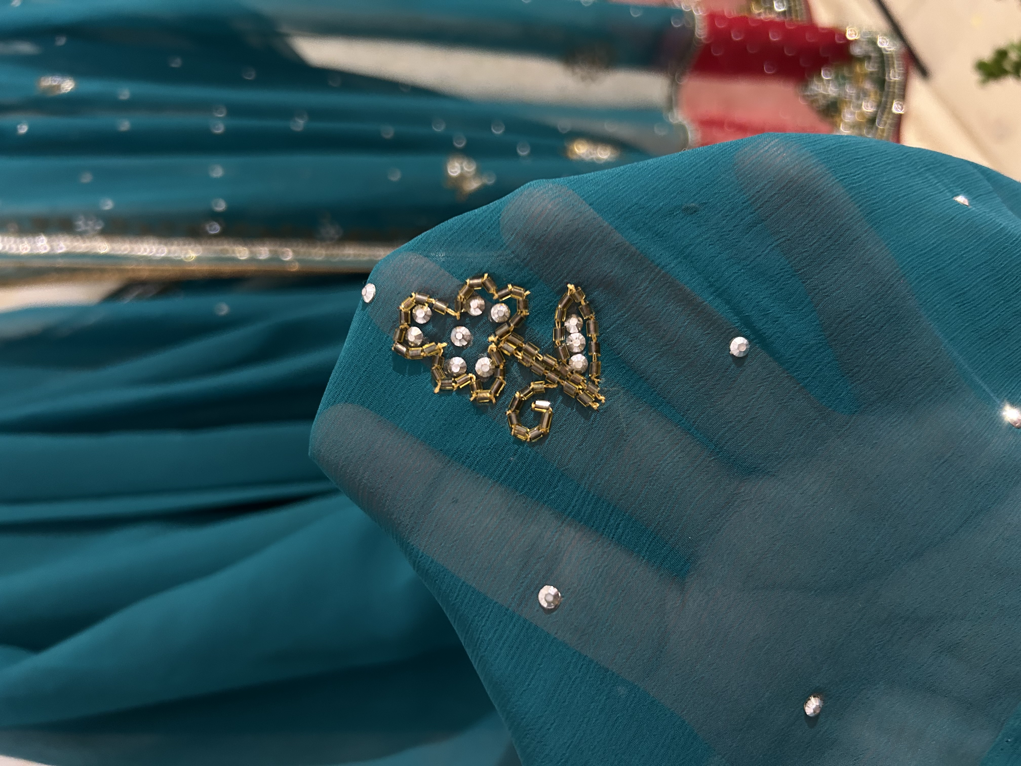 Meher vintage georgette saree — image 5