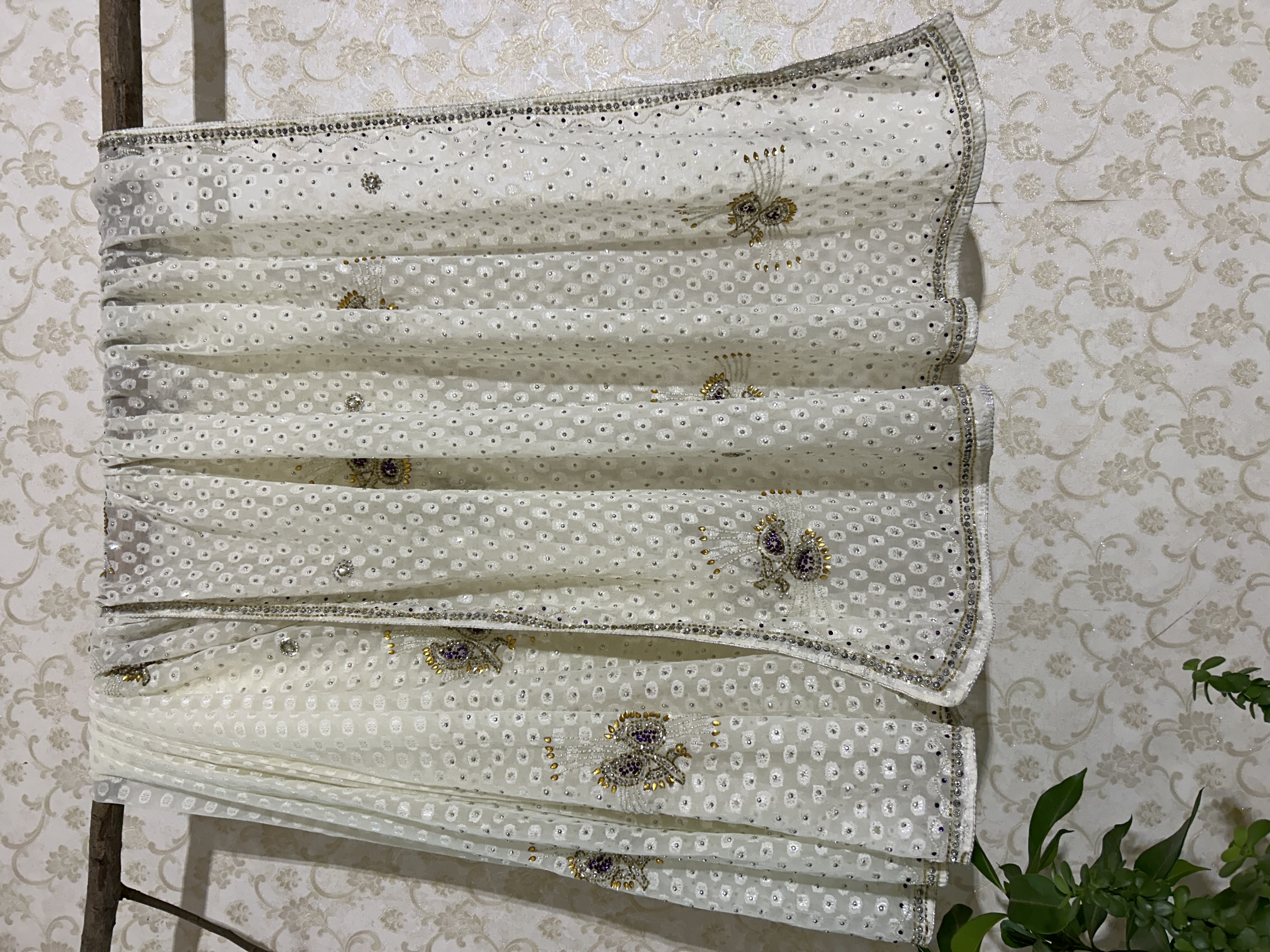Ivory Moonlight saree — image 1