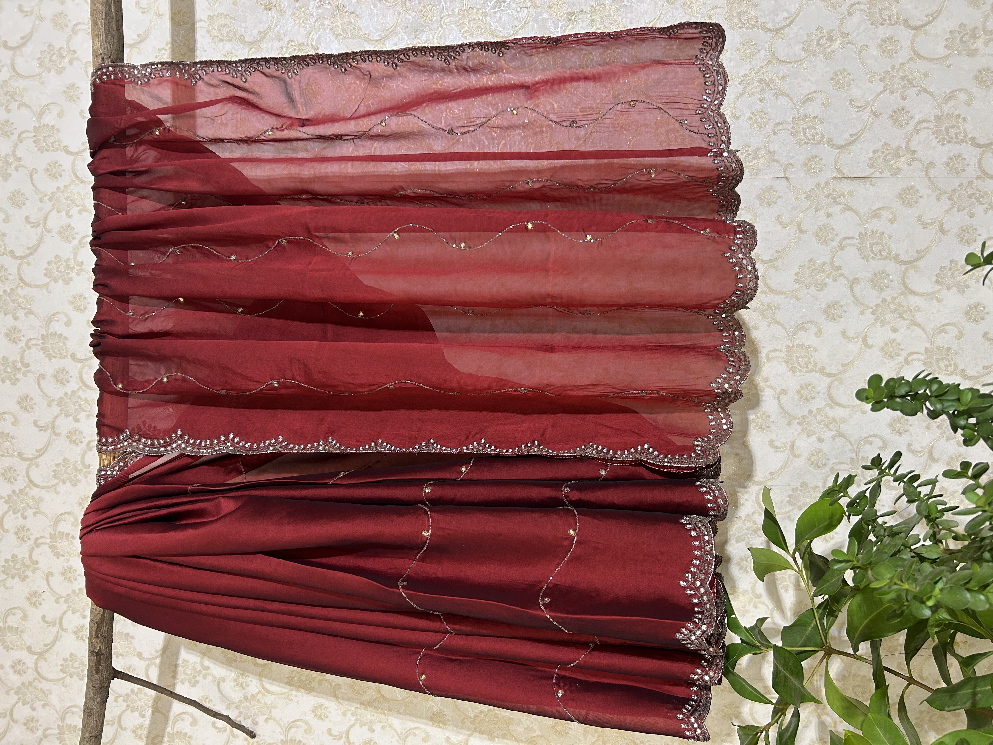 Ruby Whisper saree — image 1