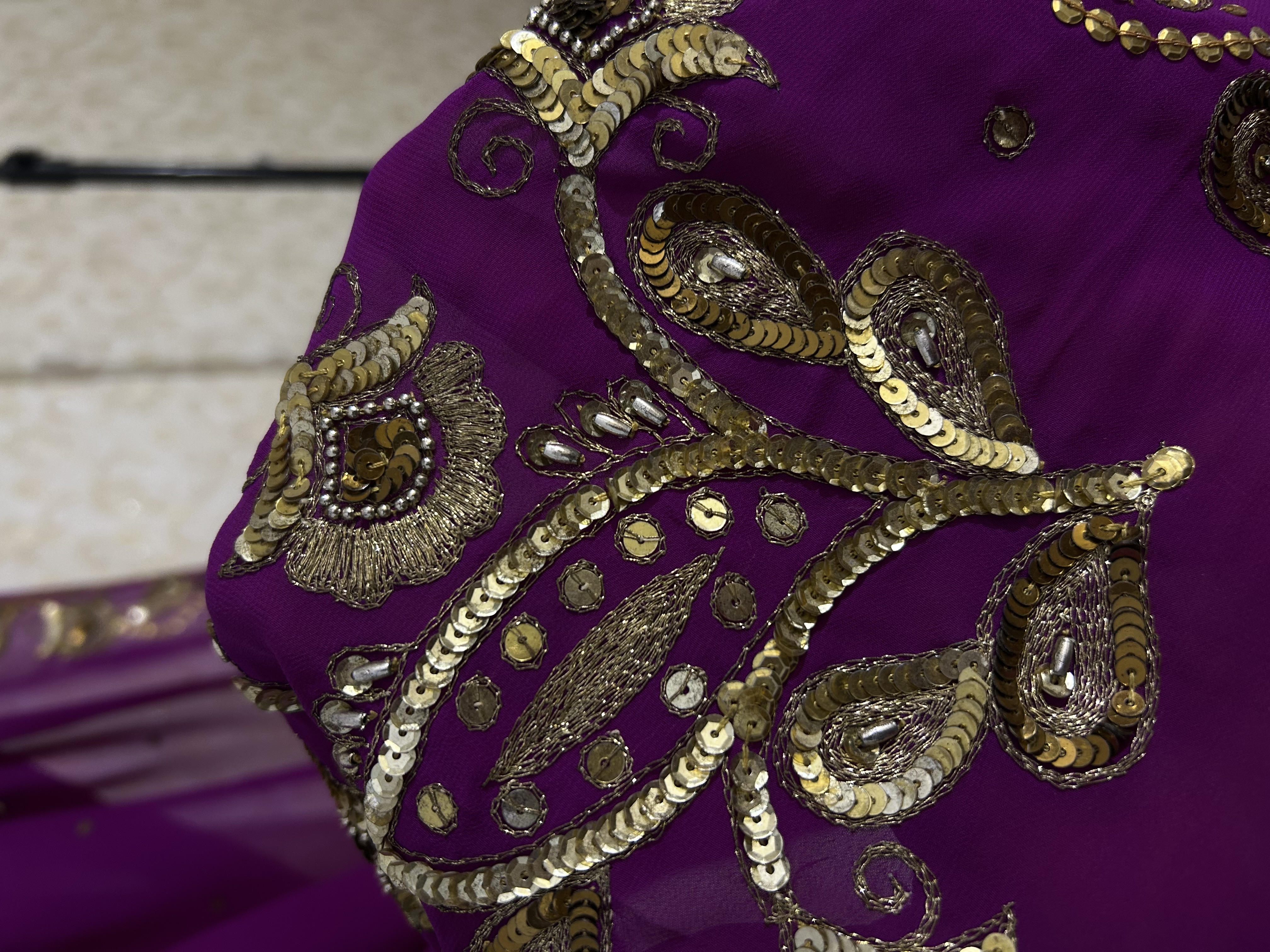 Jaam rani georgette saree — image 4