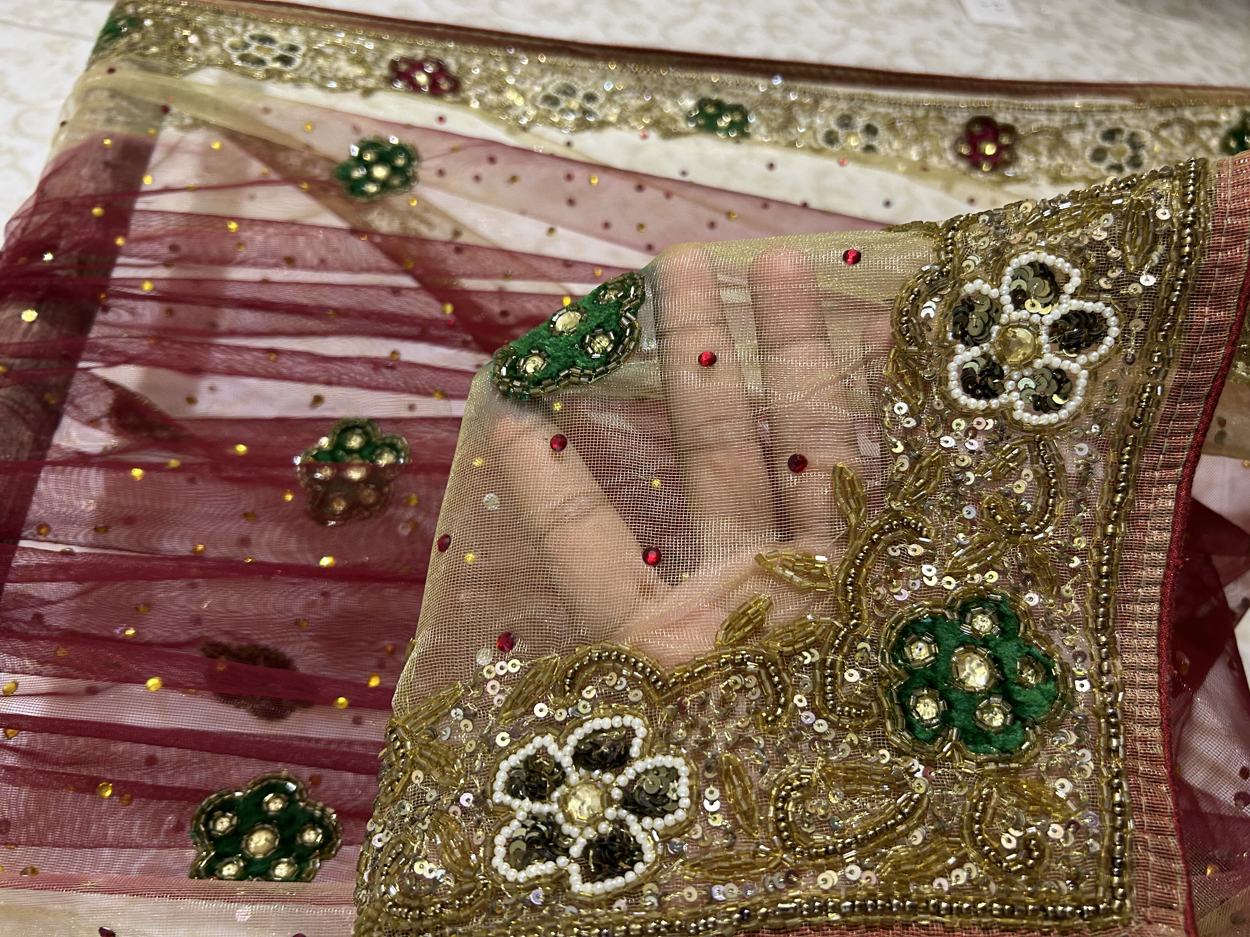 Mehroonika net sares — image 4