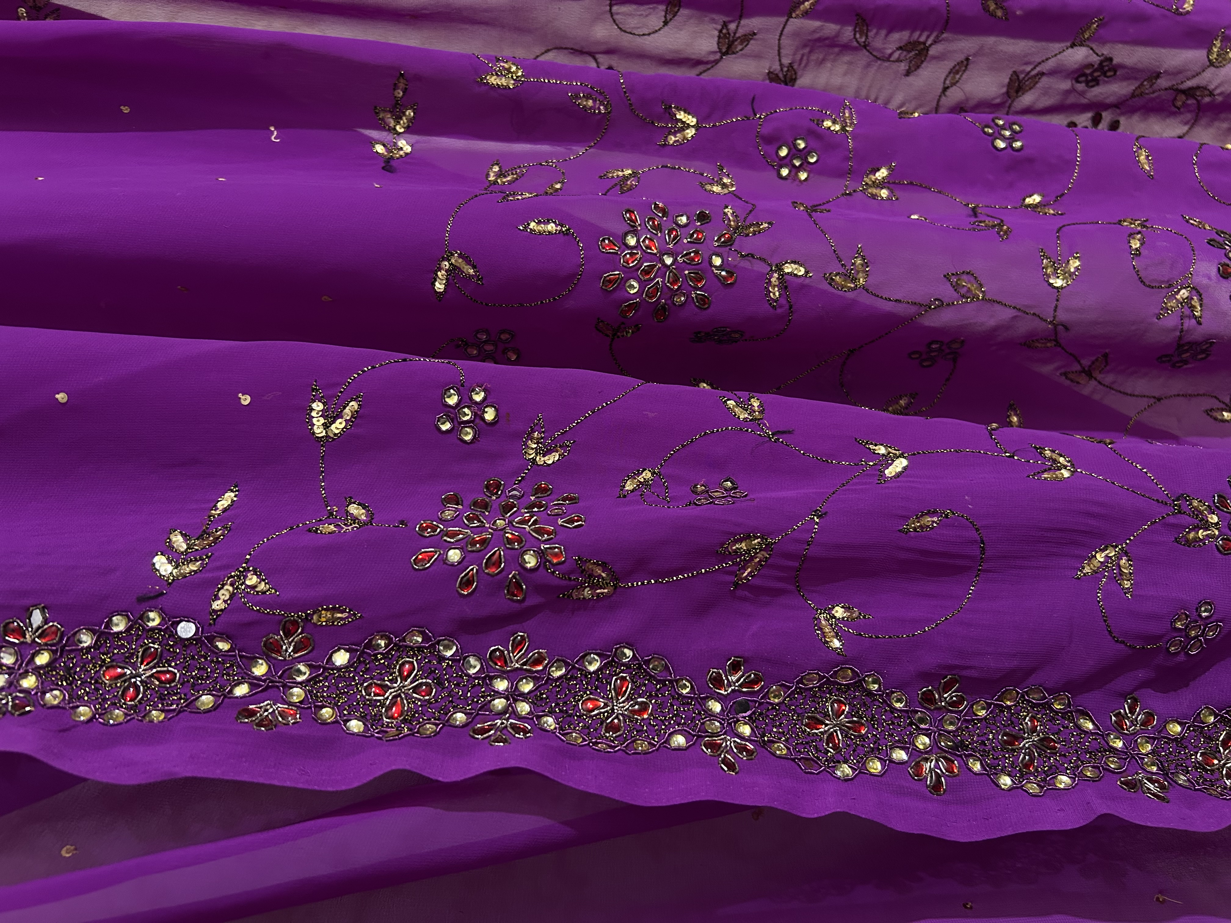 Ira embroidered saree — image 5