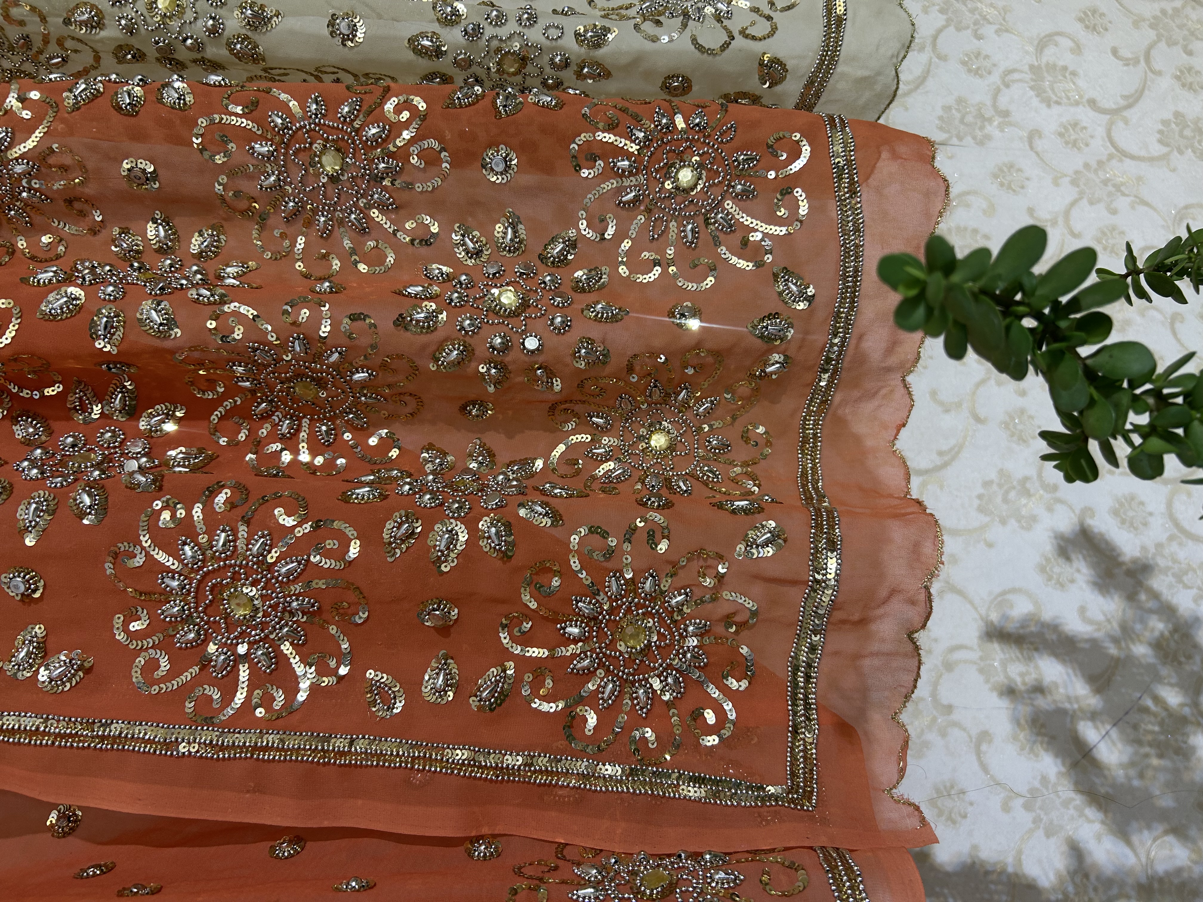 Laalima beaded saree — image 4