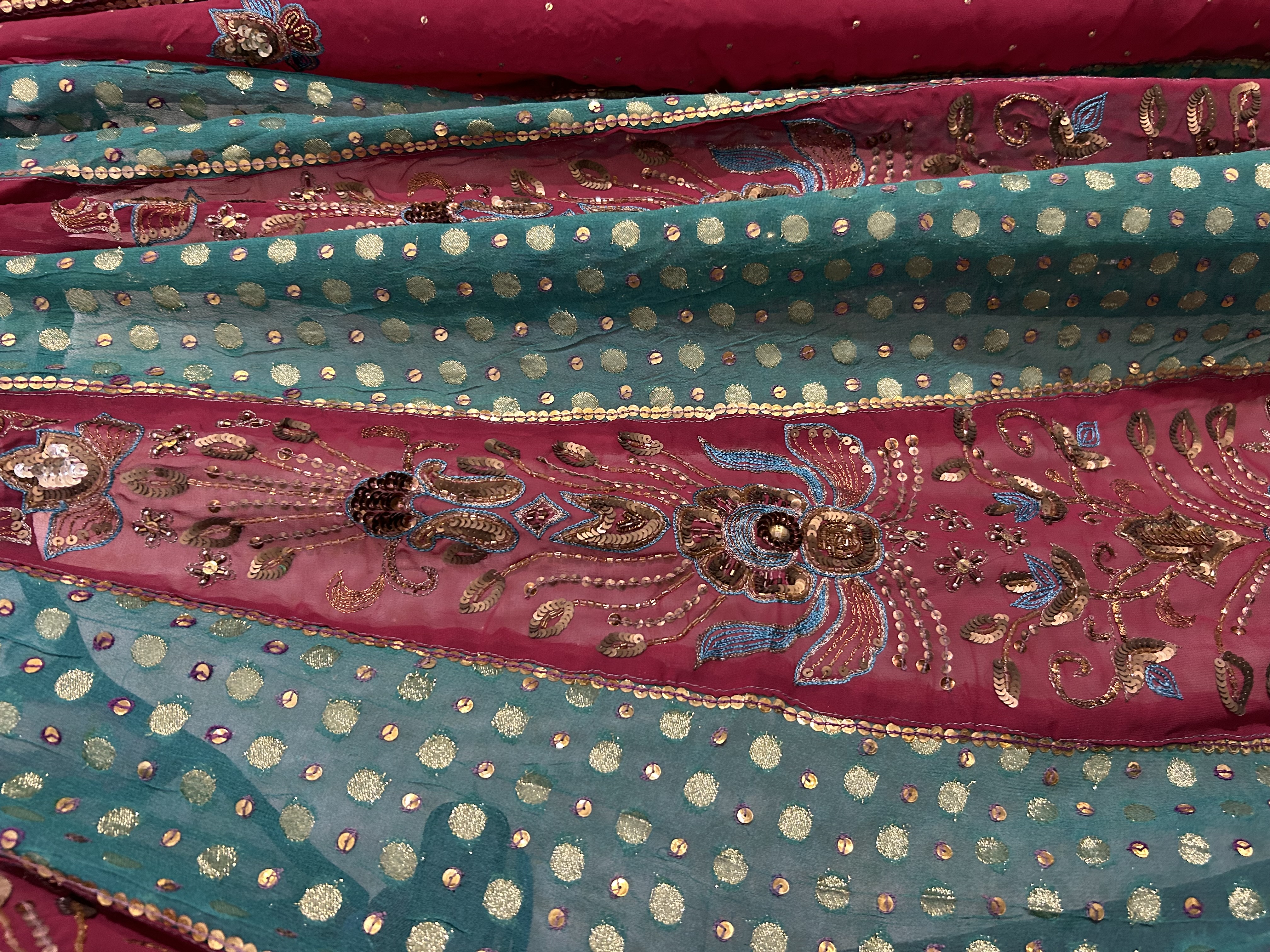 Rang mahal lehenga saree — image 4