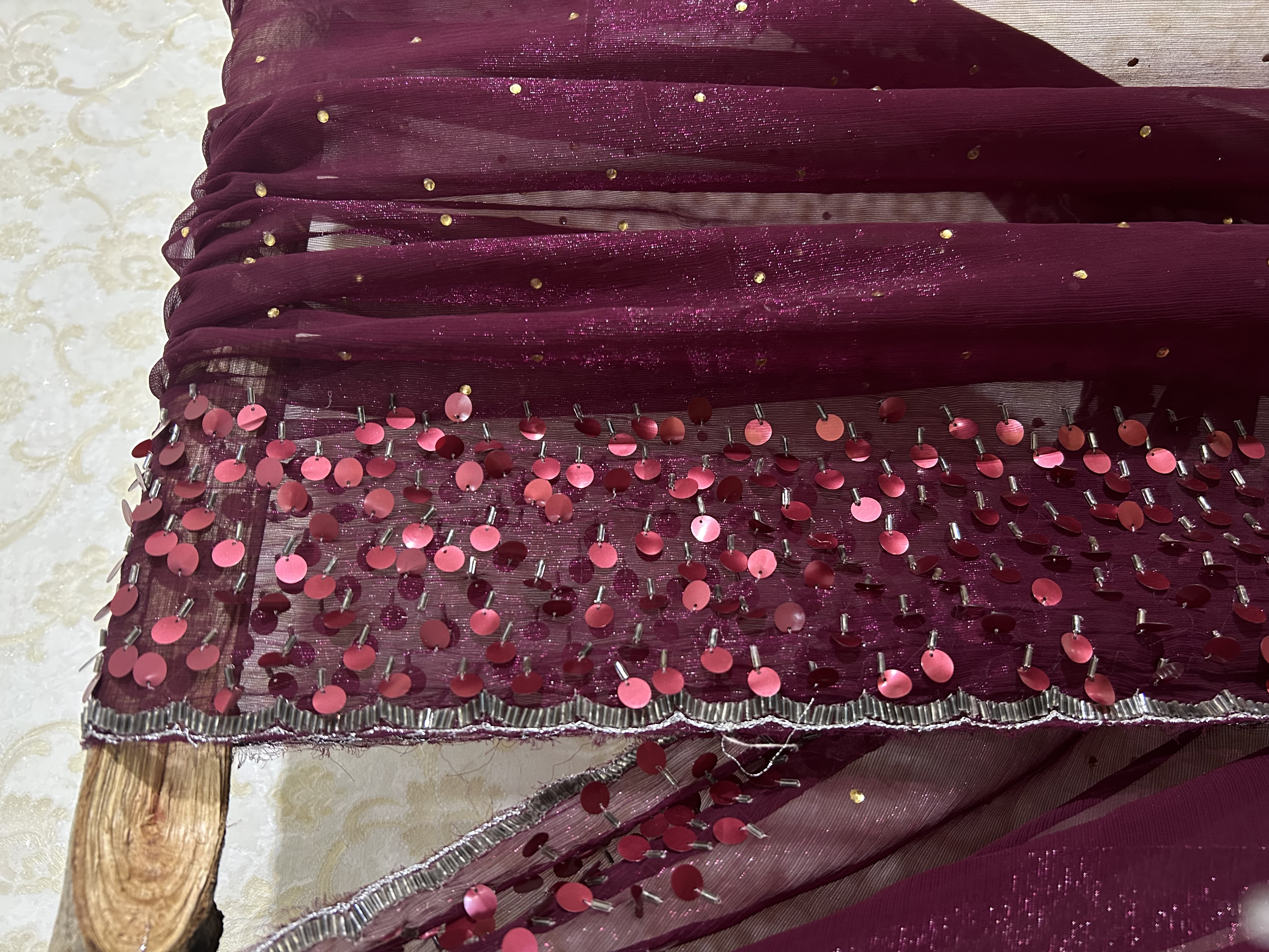 Dilruba organza tissue saree — image 3