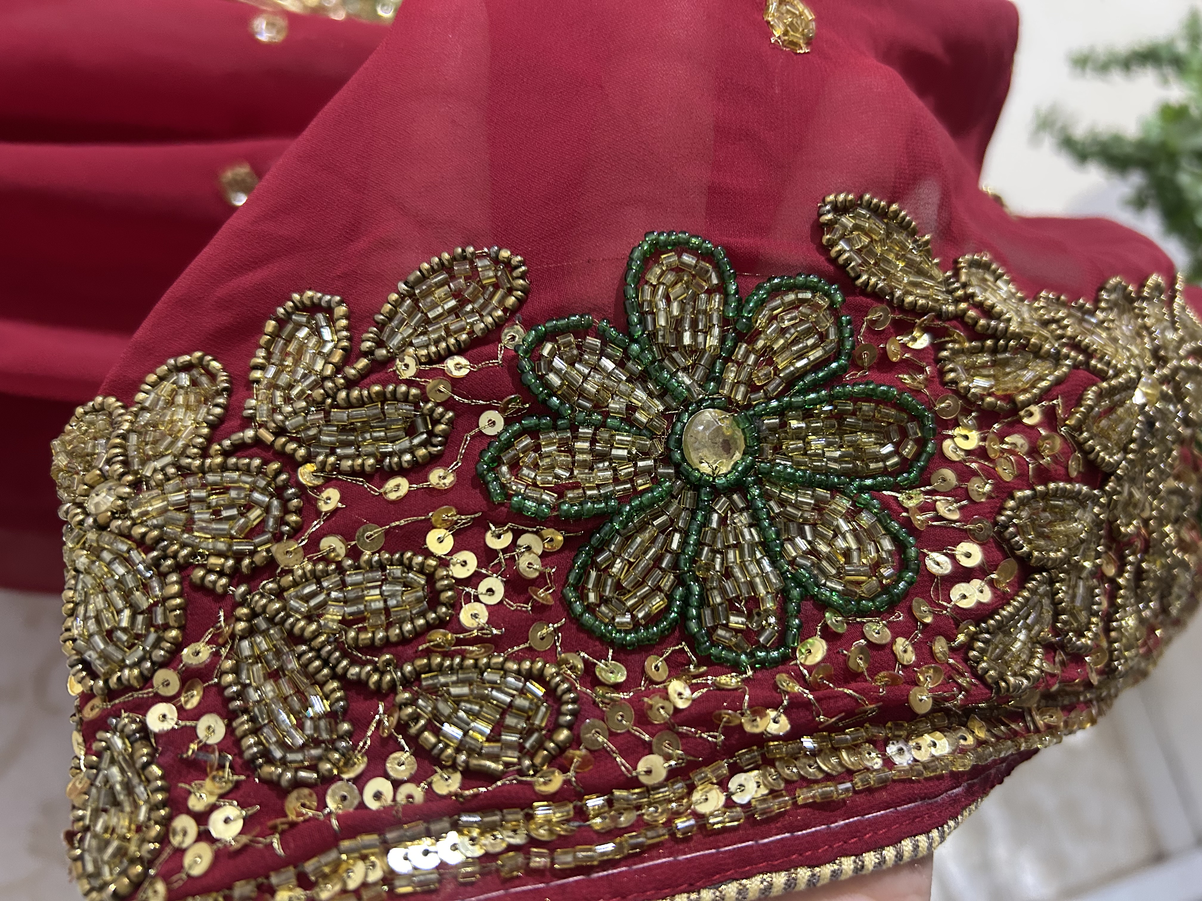Surkh vintage saree — image 4