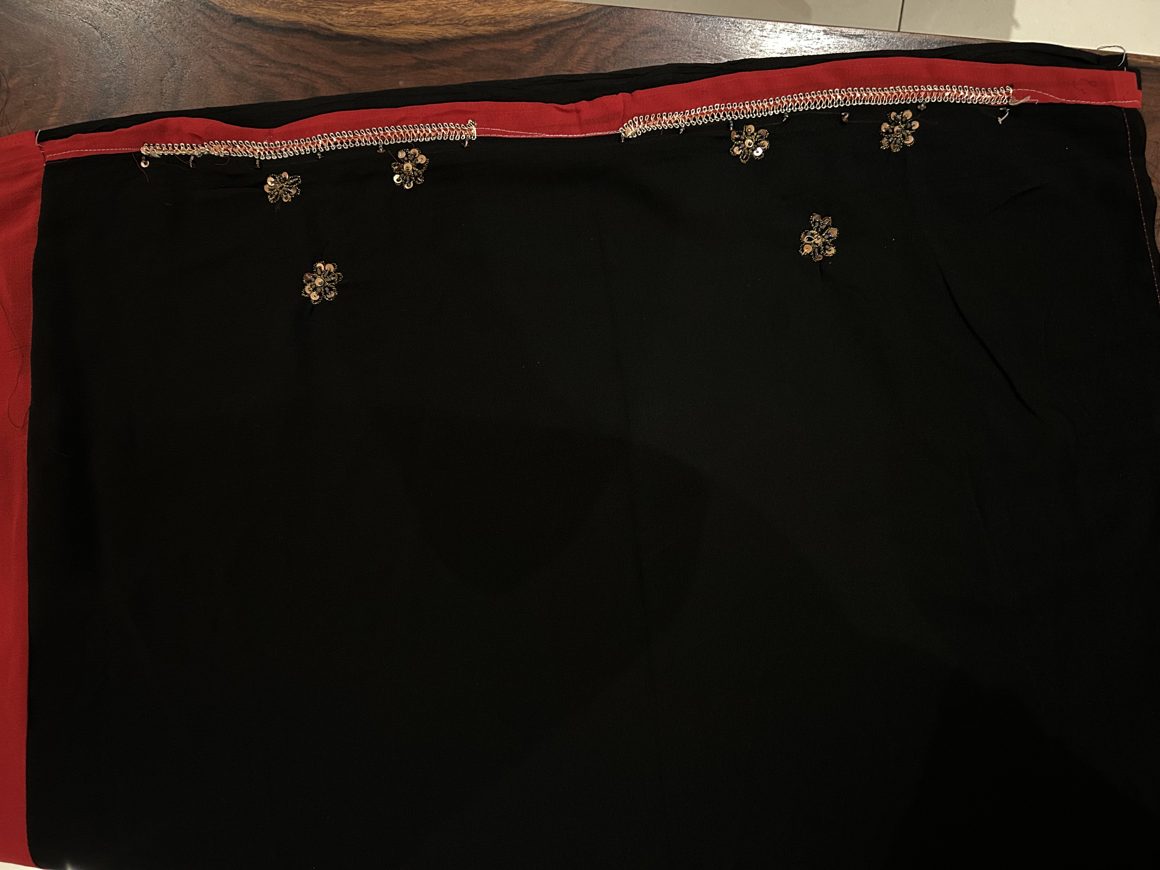 Lalita thread embroidered saree — image 7