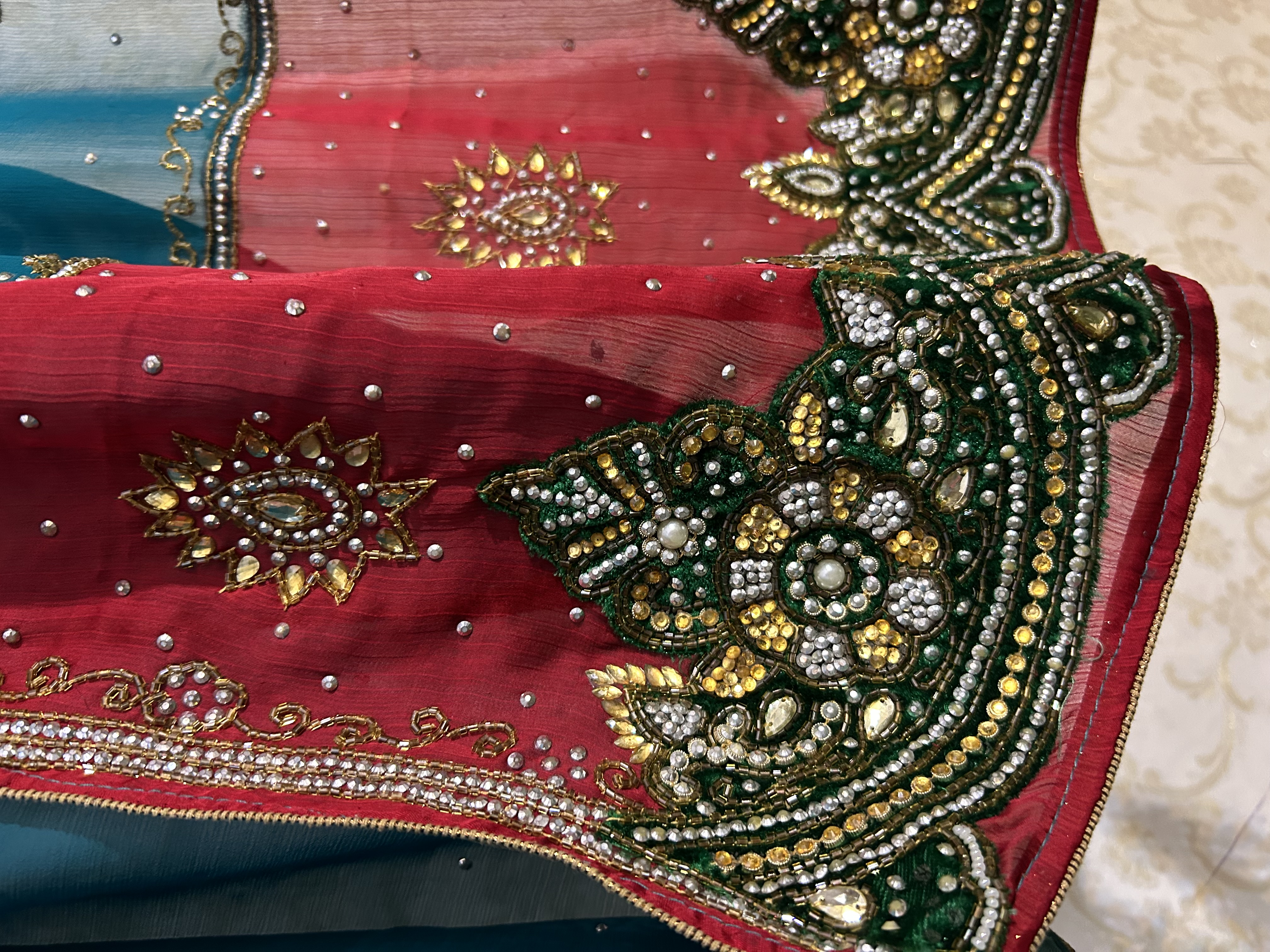 Meher vintage georgette saree — image 3