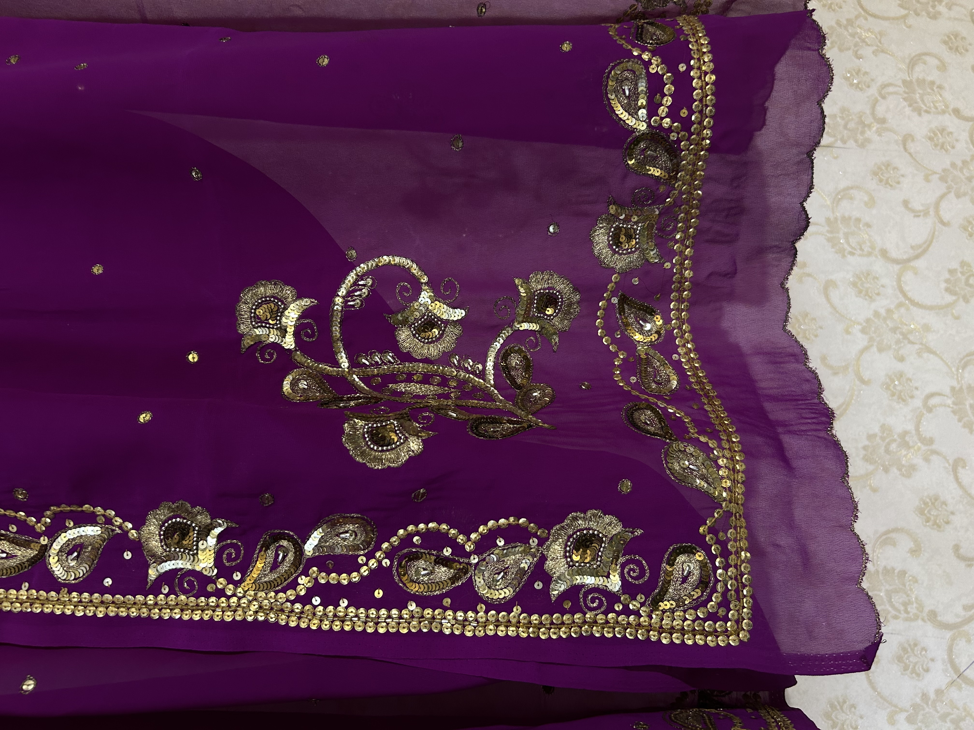 Jaam rani georgette saree — image 3