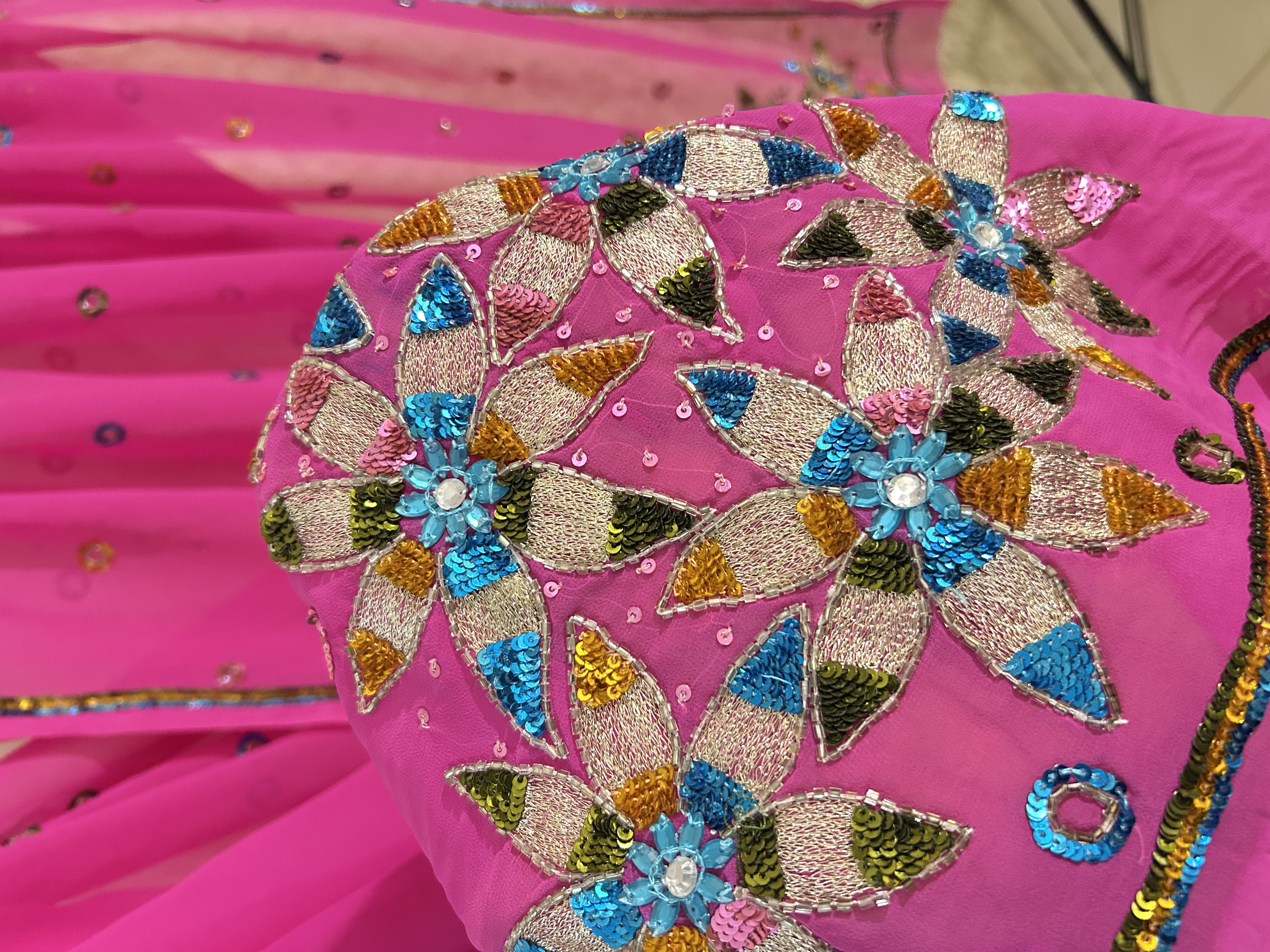 Madhurima embroidered saree — image 4