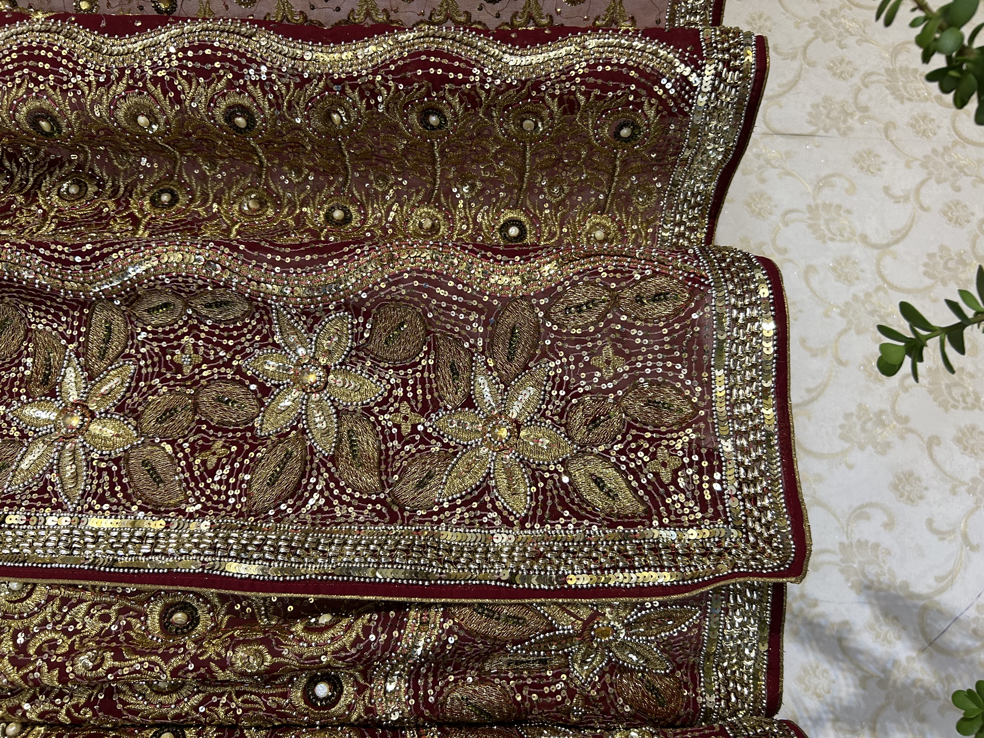 Rajwada embroidered saree — image 4