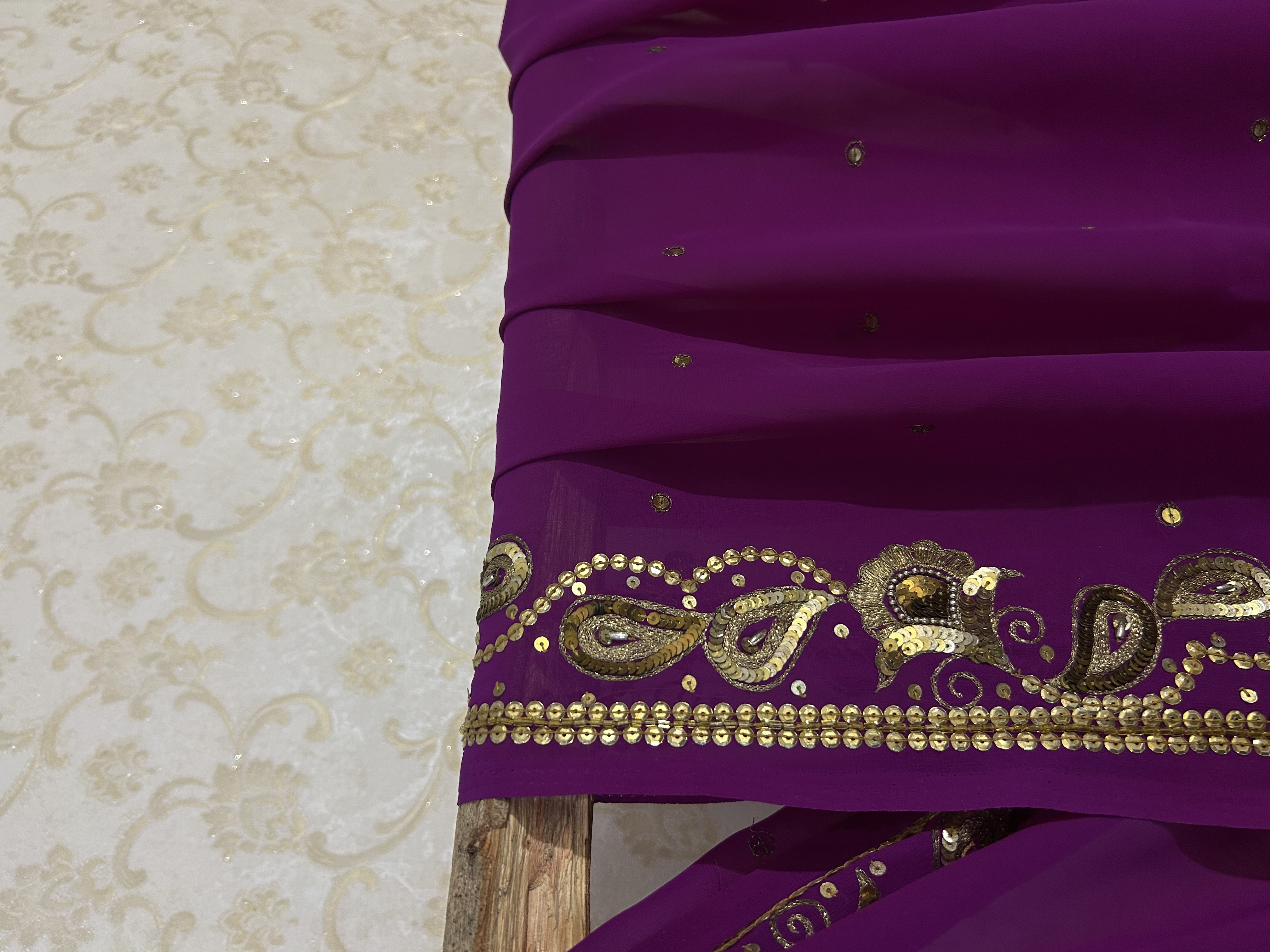 Jaam rani georgette saree — image 5