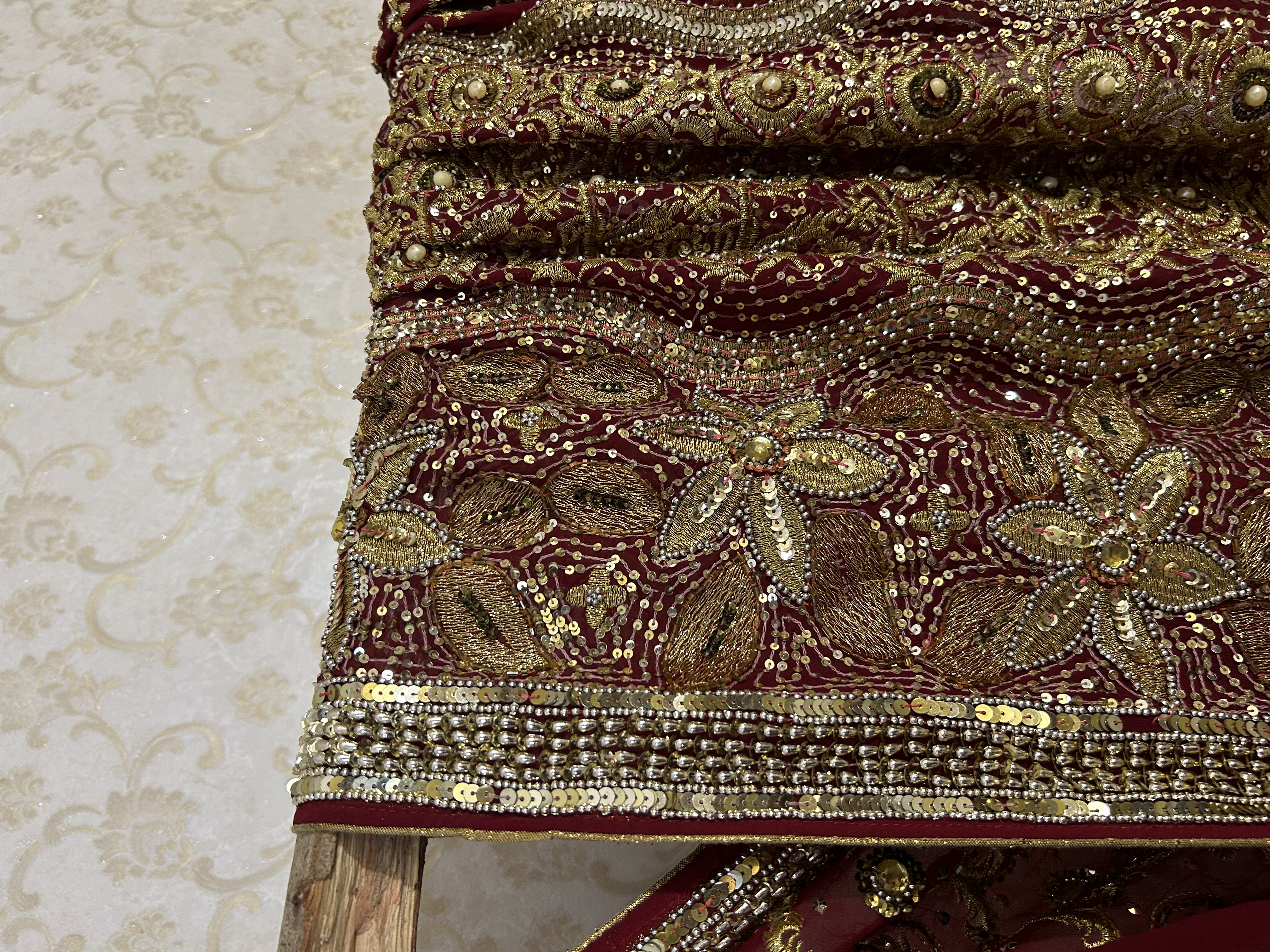 Rajwada embroidered saree — image 5