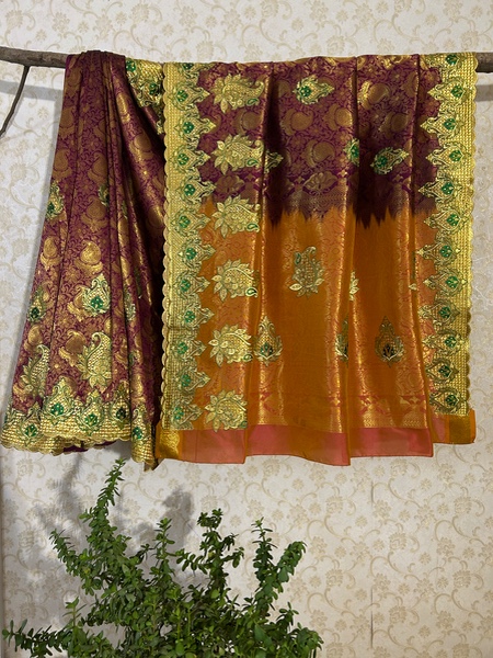 Aaruni semi silk saree
