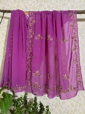 Rose Chanderi Saree