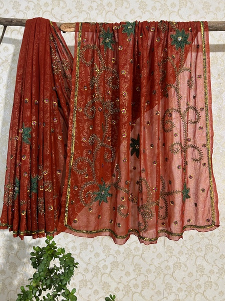 Gulbadan vintage saree