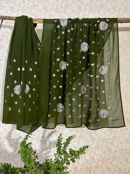 Mohini sequined saree