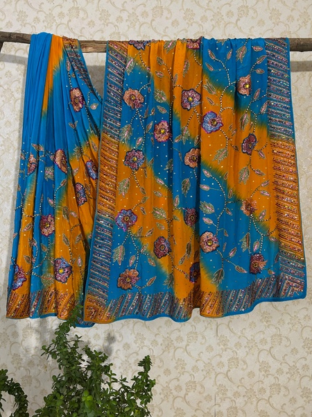 Dhoop chhaanv ombre saree 