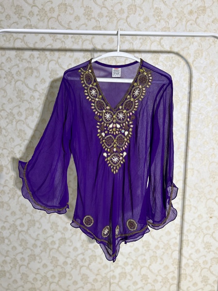 Zeenat Aman kurti violet 2