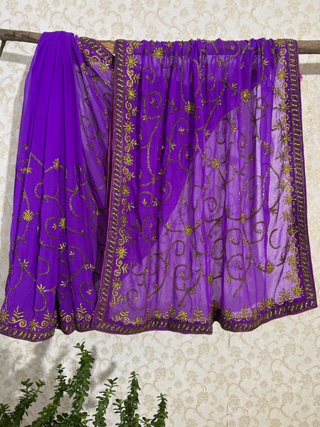 Madhulika stone work saree