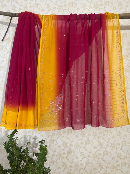 Gulnaar Sunset saree