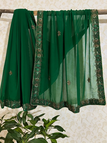Haritima georgette saree