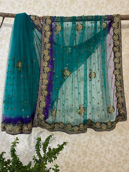 Peacock dreams net saree