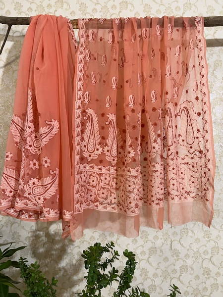 The chikan saree