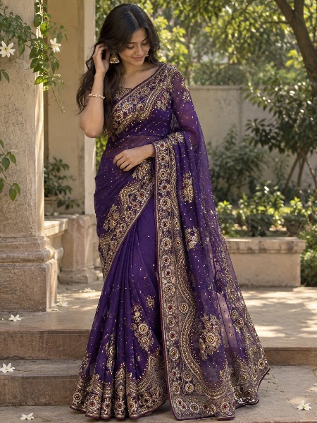 Jamuni mahal vintage saree