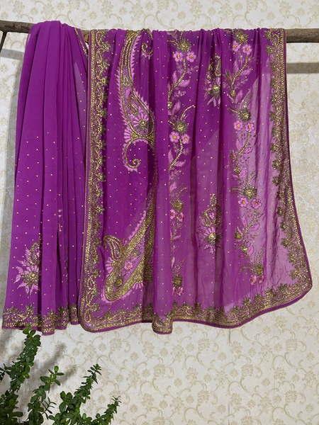 The paisley vintage saree