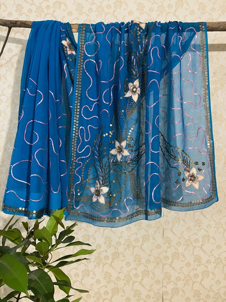 Neelam vintage saree