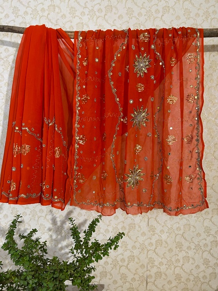 Chamkili vintage saree