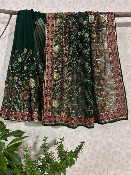 Forest Royale vintage saree
