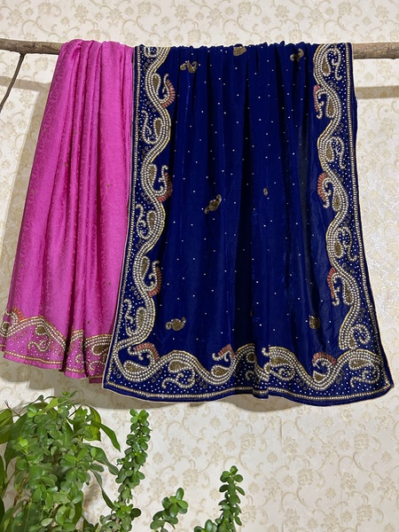 Midnight Rani Royale Saree