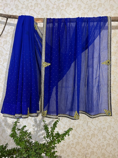 Jhumroo georgette saree