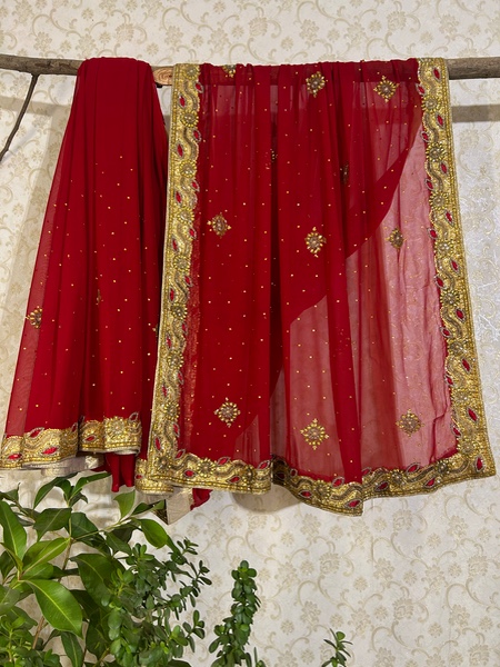 Crimson Royale saree