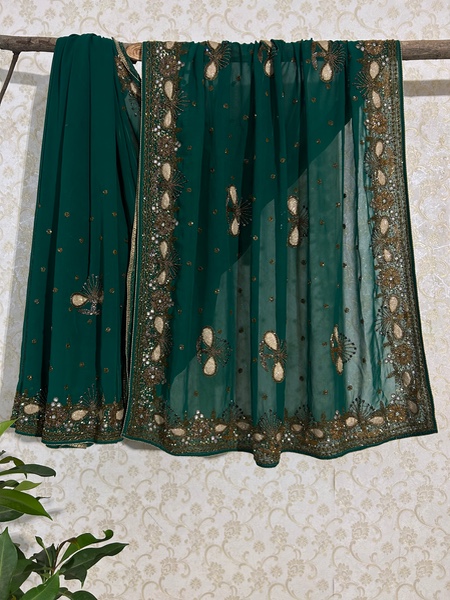 Rang titli vintage saree
