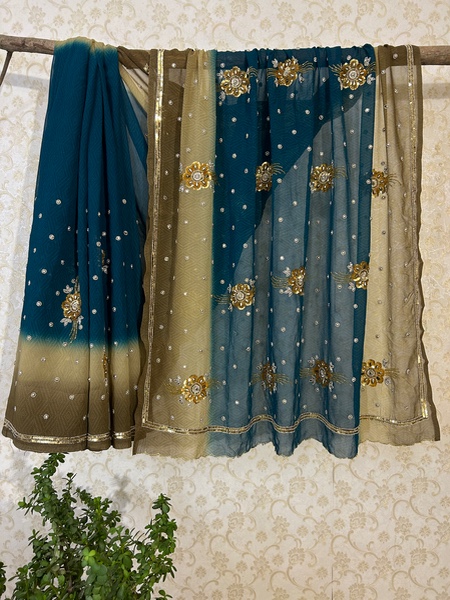 Zaitooni vintage saree