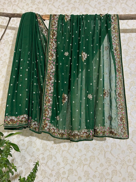 Emerald Jashn vintage saree