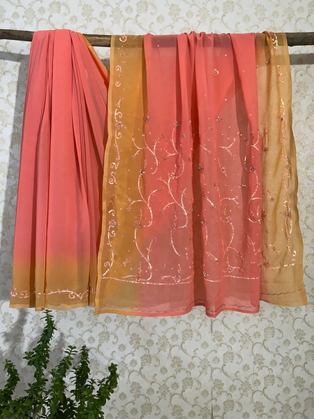 Aroosa ombre saree