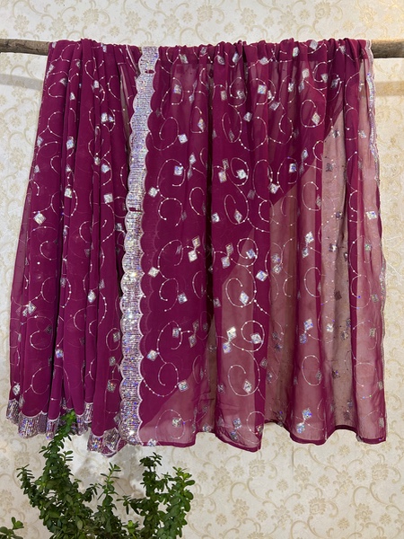 Sitara sequin saree