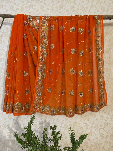 Amber noor vintage saree