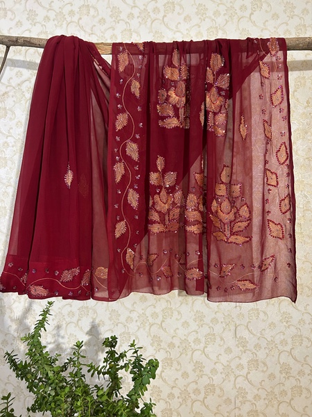 Gulrukh vintage saree