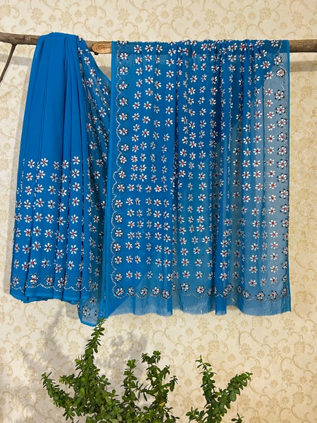 Neel mohra vintage saree 